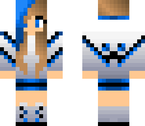blue hair girl