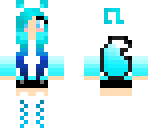 blue fox girl