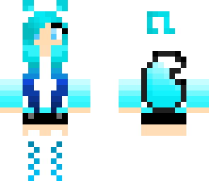 blue wolf girl
