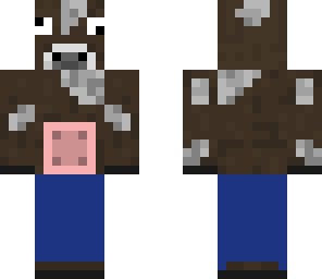 cow with pants