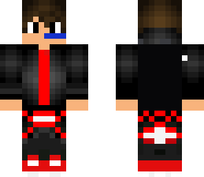 red and black gamer guy