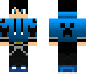cool blue teenager