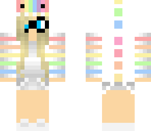 rainboe dino glasses girl