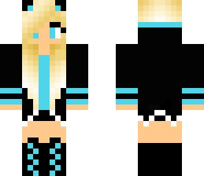 blue hoodie girl
