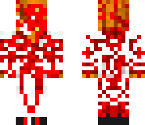 the red pumpkin skin