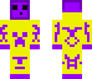 purple slime yellow hoodie