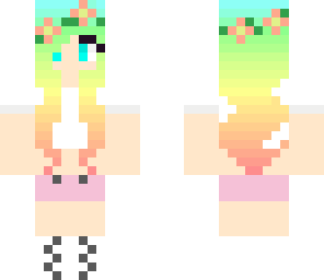 rainbow girl crop top
