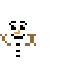 olaf- frozen skin