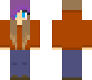fixed purple bangs