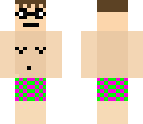 fat beach man