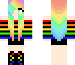 rainbow girl
