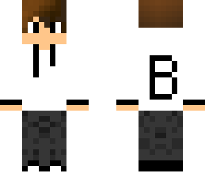 b on back boy skin