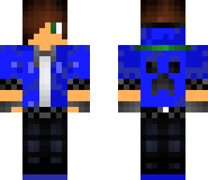 blue teenager