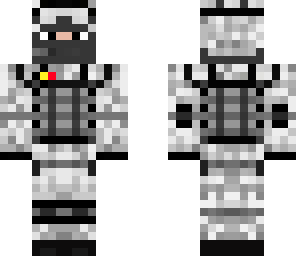 belgian snow soldier