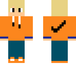 orange nike bald