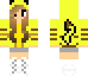 edited pikachu girl