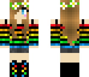 rainbow girl