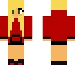 red hoodie girl