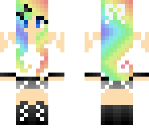 cute rainbow girl
