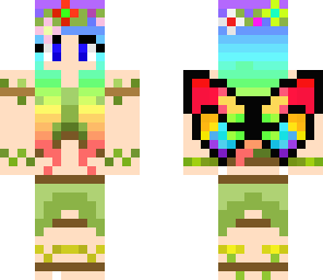 cute rainbow elf
