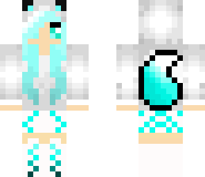 edit of icy wolf girl