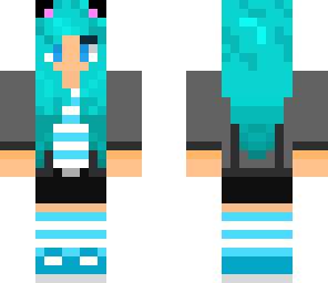 blue girl