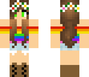 rainbow girl