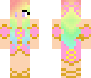 rainbow hair princess