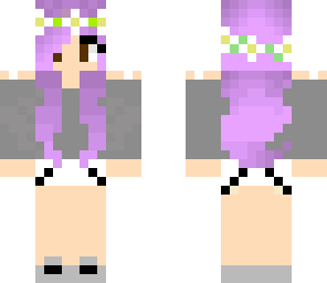 the purple girl