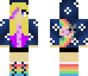 me in nyan cat hoodie