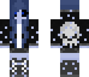 an ice-twisted goth girl