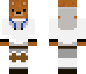 the white hoodie bear