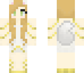 white and orange wolfie