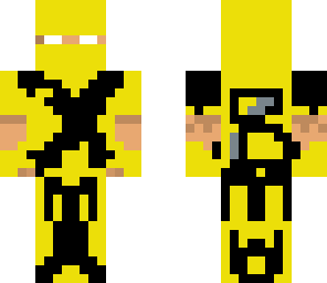 ninja herobrine yellow