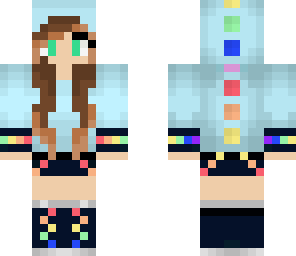 rainbow dino girl rawrz