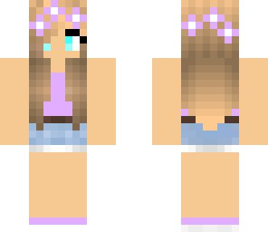 purple daisy girl