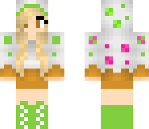 green cake girl