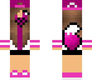 purple and pink girl
