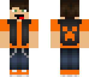 cool brown hair guy orange