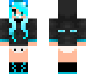 baby blue ender girl