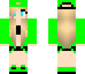 lime green and black tomboy