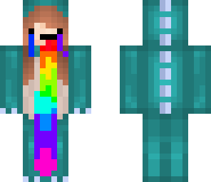 barfing rainbow dino