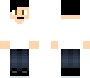 me with a white t