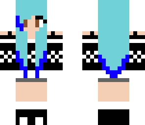 blue hair girl
