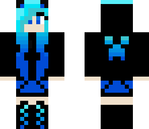 blue creeper girl