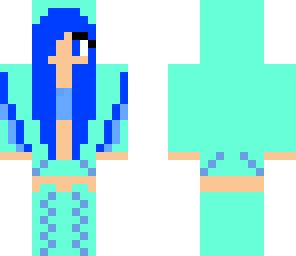 blue girl