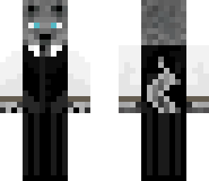 wolf in black