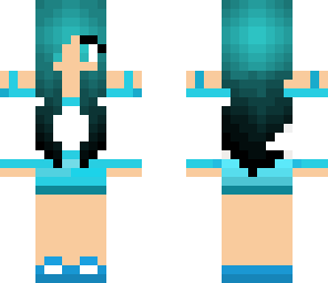 blue girl