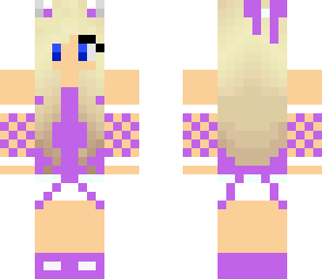 cute purple girl