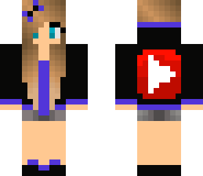 youtube play button girl